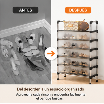 Organizador de zapatos 6 niveles